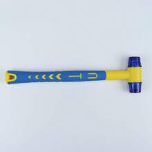 Bộ 3 dụng cụ cầm tay gồm búa cao su mặt mềm 25mm, kìm kết hợp 6 inch và kìm cắt 6 inch dùng cho lắp ráp nội thất, làm mộc, kẹp dây, cắt, tỉa, sửa chữa điện, cải thiện nhà cửa và các dự án DIY - Đỏ đen + Phụ kiện + Búa - Xem 4