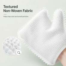 30pcs Reusable Microfiber Dusting Cleaning Gloves, Dry & Wet Use, Lint-Free Soft Cleaning Gloves, Suitable For Makeup Vanity, Makeup Brushes, Cosmetic Storage Boxes, Furniture, Glass, Bathroom And Car Interior, Makeup Vanity Dusting Tool - Multicolor - View 7
