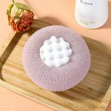 1 Buah Spons Mandi Motif Bunga Matahari - Dilengkapi dengan pengisap vakum yang dapat menempel kuat pada dinding kamar mandi yang halus, sehingga mudah disimpan dan cepat kering. - Beraneka warna - View 6