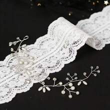 1pc Elegant Party Iron Hairband Bridal Wedding Hair Accessory All Season - Silver - View 6