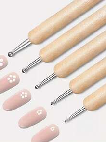 15Pcs Nail Art Dotting Pen Set,Double Ended Design,Colorful Handles,For Nail Dot And Pattern Decoration - Multicolor - View 4