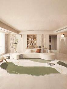 Thickened Living Room Carpet, Asymmetrical Casual Rug, Plush Soft Non-Slip Mat, Entryway Carpet, Multi-Functional Decorative Mat - Multicolor - View 2