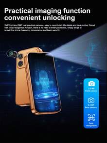 SERVO 2026 Smartphone Mini Baru Android 9.0 Dual SIM Jaringan Seluler 3G WCDMA RAM 2GB+ROM 16GB Layar HD 3.0 Inci Ponsel Super Kecil - Biru - View 10