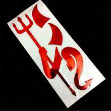 3D Car Stickers, Little Devil Car Logo Stickers, Personalized Metallic ...