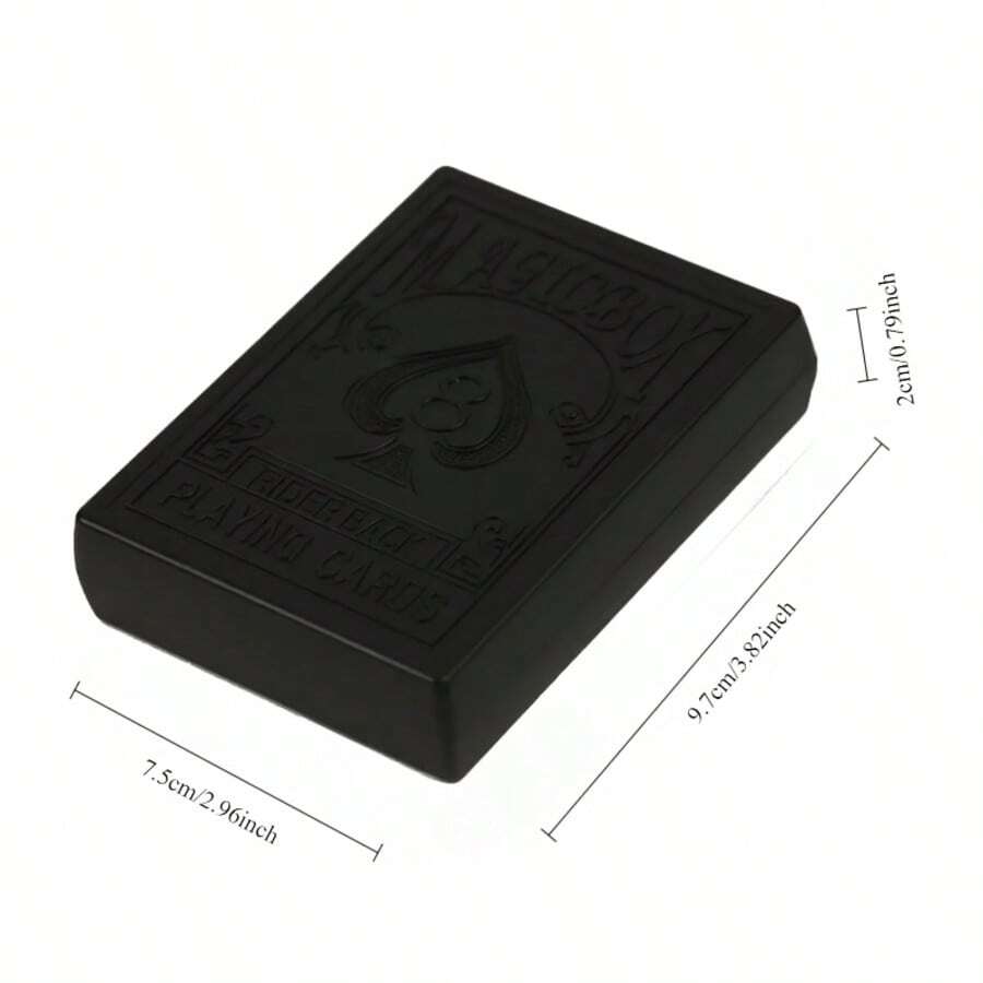 1PC Playing Card Restoration Magic Box, Torn & Restored Card Trick, Black Magic Card Repair Case, Close-Up Magic Illusion Prop, Easy Magic Tricks For Beginners, Magician Performance Accessory, Party Favor, Birthday Gift, Halloween & Christmas Gift