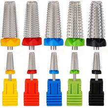 1PC Tungsten Steel Nail File Drill Bit, 5-In-1 For Quickly Removing Nail Gel And Cuticles. - Multicolor - View 1