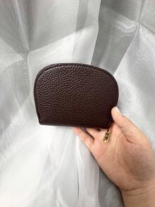 Shiseido Portable Lightweight Travel Makeup Bag With Dust-Proof Zipper, Suitable For Weekend Trips And Daily Carry, Thoughtful Holiday Gift - Coffee Brown - View 8