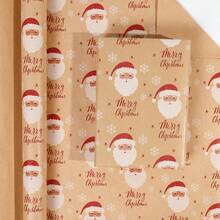 3M 300cm*43cm Natural Kraft Paper Vintage Christmas Tree Gift Wrapping Paper, DIY Gift Decoration, Christmas Valentine's Day - Multicolor - View 19