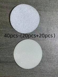 5/20/40pcs Strong Self-Adhesive Round Dots, Black & White Hook And Loop Fasteners, Suitable For Bed Sheets, Sofa Cushions, Carpets, Anti-Slip Mats/Adhesive Floor Mats, Furniture Protection Pads, Decorative Anti-Slip Mats, Textured Surfaces - Multicolor - View 17