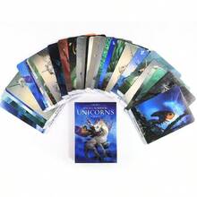 Barbieri Unicorns Oracle Cards Tarot Divination Card Games - White - View 4
