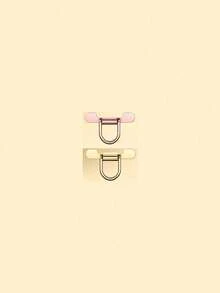 Universal Metal D-Ring Phone Lanyard Tab, Mini Phone Case Tether Clip, Anti-Loss Strap Connector Compatible With All Smartphones & Foldable Phones - Multicolor - View 7