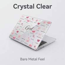 1-Piece Clear Crystal Shockproof Protective Case For MacBook/Matebook,Full Transparent Hard PC Cover With Cooling Vents,Snug Fit Laptop Shell,Compatible With 13 Neo/13.3 Air/13.3 Pro/13.6Air/14.2 Pro/15Air/16.2Pro/D16/14 Ultra - View 1