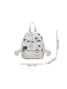 This Stylish And Adorable Cartoon Kitten Backpack Can Easily Hold Everyday Essentials And Also Makes A Perfect Gift For A Friend. - Multicolor - View 8