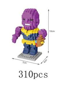 Disney The Avengers Spider-Man Building Blocks 310PCS Action Cartoon Character Superhero Hulks Groot Brick Model Building Block For Birthday Gifts - Multicolor - View 15