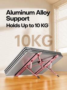 Adjustable Laptop Stand - 10-Level Ergonomic Height & Angle Lift Stand, Foldable Portable Stand, Compatible With MacBook Pro/Air, Pro, Surface, HP (10-15.6 Inch Laptops And Tablets) - View 10