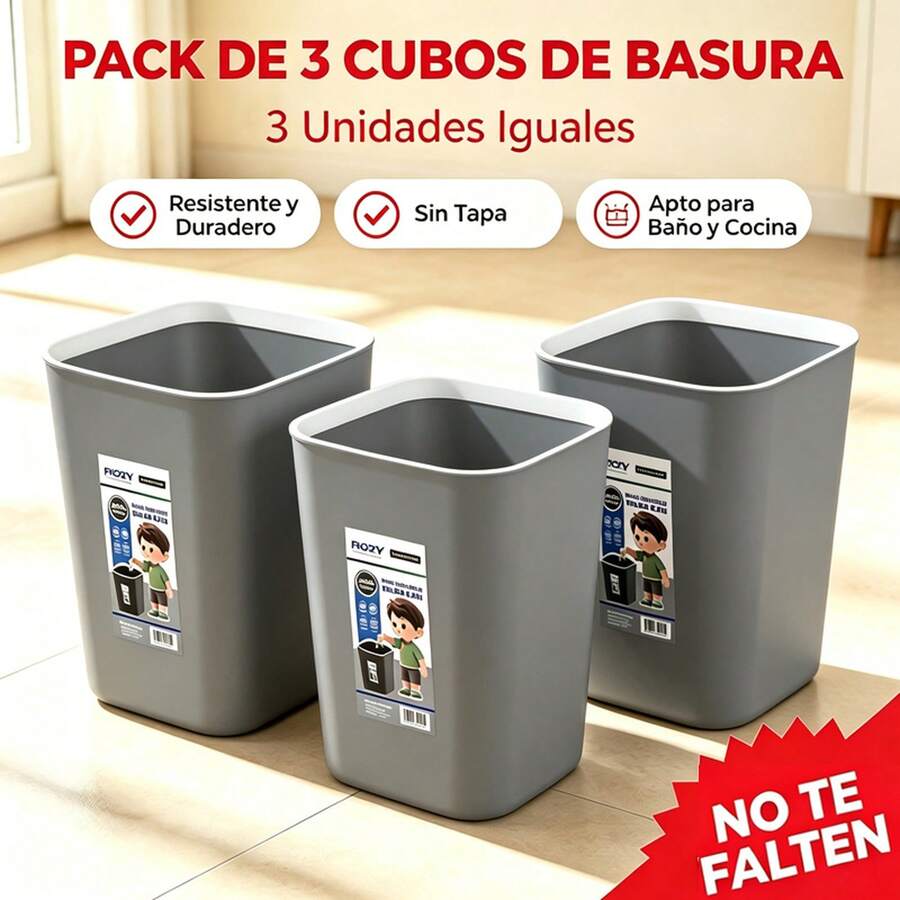 Trash Cans - Gris - View 1