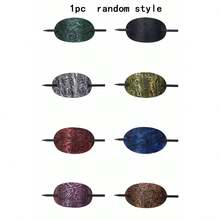 1pc Random Style Vintage Long Hair Bun Holder, Leather Oval Hair Stick Hair Clip - Multicolor - View 4