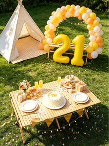 40 Inch Large Number Balloons, Aluminum Foil Large Number Balloons, Suitable For Birthday Party Supplies Decoration, Christmas - Multi-color - View 6