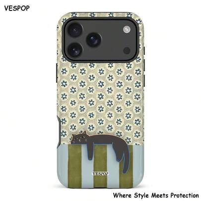 VESPOP Striped Element Fashion Phone Case - Compatible With Iphone 18/17/16/15/14/13/12/11 Pro Max/Pro Plus/12 Mini/13 Mini, Compatible With Galaxy S26 S25 S24 S23 S22 S21 Plus Ultra, Compatible With Pixel 8 9 10 PRO
