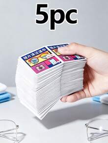 50/5pcs Eyeglass Cleaning Wipes, Disposable Lens Cleaning Cloth, Suitable For Eyeglasses, Smartphones, Computers, Cameras And Other Glass Surfaces, Portable Packaging, Suitable For Home And Travel Use - Multicolor - View 10
