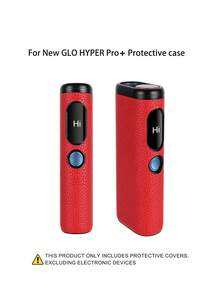 1PC For New GLO HYPER Pro+ Protective Case, PU Leather Texture, Anti-Slip, Enhanced Grip, Precise Cutouts, Multi-Color, Unisex, Couple Style, Meets Different Personalized Needs, Minimalist Fashion, Business, Daily Use, Lightweight And Portable, Effectively Protects Against Daily Drops, Scratches, Fingerprints, Can Change Appearance Style While Protecting, Suitable For Gifts And Personal Use, Storage Box - GLO HYPER Pro+/Lychee Pattern - View 12