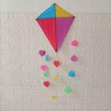 Diamond Sports Kite, Random Color Tail, Durable And Easy To Fly, Suitable For Beach And Park Outdoor Kite Flying - Multicolor - View 12