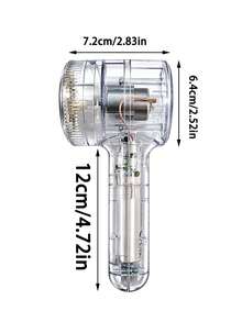 Portable Transparent Design Fabric Shaver - USB Rechargeable, 600mAh Battery. Multi-Functional Fabric Trimmer For Clothing, Bedding, Furniture And Carpets - Home Multi-Purpose Clothing Care And Lint Removal Tool. - Multicolor - View 8