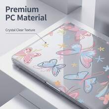 1-Piece Clear Crystal Shockproof Protective Case For MacBook/Matebook,Full Transparent Hard PC Cover With Cooling Vents,Snug Fit Laptop Shell,Compatible With 13 Neo/13.3 Air/13.3 Pro/13.6Air/14.2 Pro/15Air/16.2Pro/D16/14 Ultra - View 7