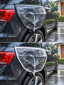 Electric Vehicle Charging Port Magnetic Rain Cover, Transparent Waterproof Charging Port Protector, Electric Vehicle Charging Cable Cover With Transparent Window And Reinforced Edges, Electric Vehicle Charging Plug And Interface Outdoor Weatherproof Cover - A - View 3
