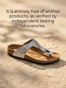 Birkenstock GIZEH Kids' Versatile Anti-Slip Ergonomic Casual Outing Vacation Silver - Silver - View 5