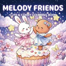 10pcs/Set Plush Buddy Coloring Book Collection, Cute Cartoon Character ...
