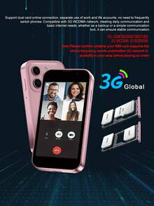 SERVO 2026 Smartphone Mini Baru Android 9.0 Dual SIM Jaringan Seluler 3G WCDMA RAM 2GB+ROM 16GB Layar HD 3.0 Inci Ponsel Super Kecil - Biru - View 8