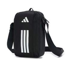 Adidas PRIMELIFT 2.4L Brand Logo Print Polyester Black Crossbody Bag Unisex Black - Black - View 5