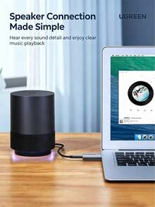 UGREEN CM383 USB ke 3.5mm Kabel Konverter Kombinasi Kartu Suara Eksternal, Headphone/Mikrofon, Adaptor Audio untuk Komputer, Laptop, PS5, dan Headphone - View 5