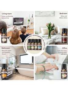 30ml Essential Oil, Suitable For Aromatherapy Diffuser, Summer Essential. Diffuser Stone, Wooden Diffuser, Long-Lasting Fragrance, Natural Freshness, Suitable For Hotel, Home Bedroom Decoration, Home Gathering - View 4