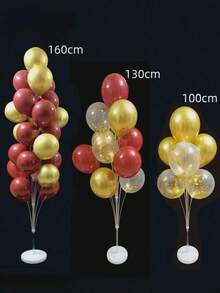 70/100/130/160cm Balloon Support Column, Floating Pole, Suitable For Wedding Birthday Decoration Scene Arrangement, Wedding Display Rack, Christmas, Balloon Column - Multicolor - View 2