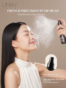 UNNY CLUB Setting Spray Tahan Lama 24 Jam, Pengontrol Minyak, Melembapkan, Anti Luntur, Cocok untuk Kulit Berminyak, 100ml, Merek Kosmetik Kecantikan - hitam - View 5