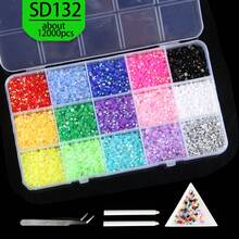 24&15 Grids Multi Style Flat Resin Rhinestones Kit For DIY Crafts Jewelry Shoes Bags Decor - Multicolor - View 8