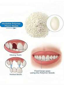 Set Veneer Gigi Sementara, Memperbaiki Cacat Gigi, Memperindah Senyum, Mudah Disesuaikan dan Digunakan, Pemasangan Cepat, Pas dan Aman, Cocok untuk Dewasa, Pesta Liburan dan Penggunaan Sehari-hari, Halloween - MultiWarna - View 4