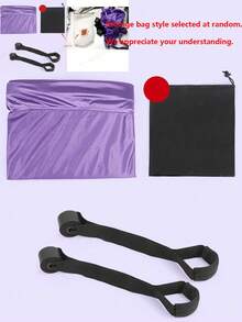 2pcs (Elastic Band + Storage Bag) Backbend Trainer Aerial Yoga Rope Split Hip Opener Elastic Stretching Band Backbend Women Door Hanging Inversion Rope - Multicolor - View 11