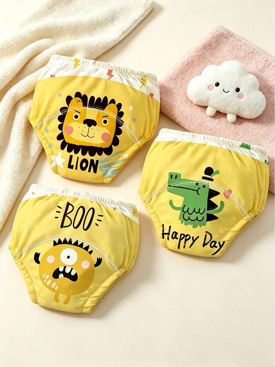 3pcs/Pack Toddler Potty Training Underwear, Multi-Layer Composite Leak ...