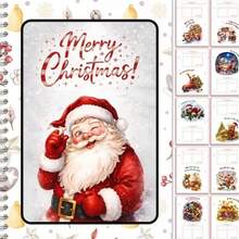 Holographic Christmas Gift Card Book, 21.08X15.24cm Holiday Gift Card Storage Binder, Christmas Gift Book With Gift Card Slots, Cute Christmas Tree Gift Card Manual, Christmas Gift - Multiple Styles - View 10