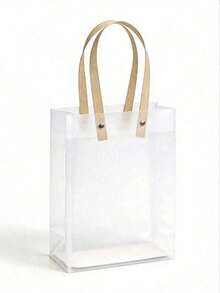 Frosted PVC Gift Bags, Wedding Party Gift And Souvenir Bags, Party Favor Bags, Party Gift Bags - Multiple Styles - View 2