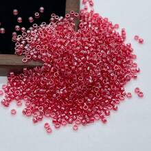 30g/Pack, Approx. 1800pcs, 2.5mm Glass Seed Beads, Oily Dyed Core Series, Suitable For Handmade DIY Charm Bracelets, Pendants, Jewelry & Accessories Making - 2.5mm 109A Oil-dyed Core 19 Colors - View 14