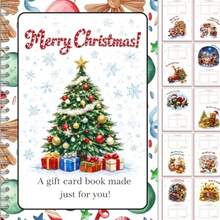 Holographic Christmas Gift Card Book, 21.08X15.24cm Holiday Gift Card Storage Binder, Christmas Gift Book With Gift Card Slots, Cute Christmas Tree Gift Card Manual, Christmas Gift - Multiple Styles - View 9