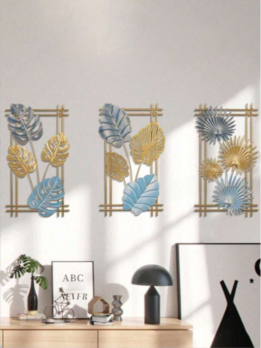 1pc Colorful Ginkgo Leaf Acrylic Wall Decor Plaque 2D Flat Printed Aesthetic Wall Decoration Vintage Hanging Decor Kitchen Coffee Shop Decor Sign Suitable For Home, Room, Living Room, Office Decoration, Valentine's Day New Year Party Decoration, Housewarming Gift, Home Decor, Room Decor, Wall Decor Gift, Birthday Graduation Gift - Multicolor - View 1