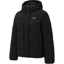 Adidas Authentic Women's Outdoor Sports Casual Hooded Down Jacket JL9593 - Black - View 7