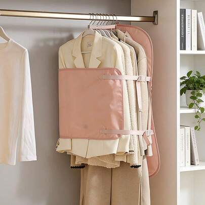 1pc Compression Foldable Storage Board Compression Board Garment Dust Cover Wardrobe Storage Tool Fabric Down Jacket Storage Bag Hook And Loop Reusable Bag Compression Garment Storage Protective No Pump Head Required