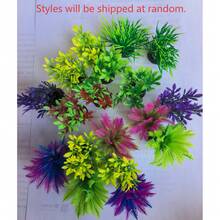 15pcs Small Artificial Aquatic Plants Fish Tank Decoration, Mini Plastic Faux Water Grass Ornaments, Suitable For Nano Desktop Fish Tank And Ornamental Fish Landscape Decoration - View 12