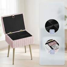 Storage Benches & Ottomans - White - View 10